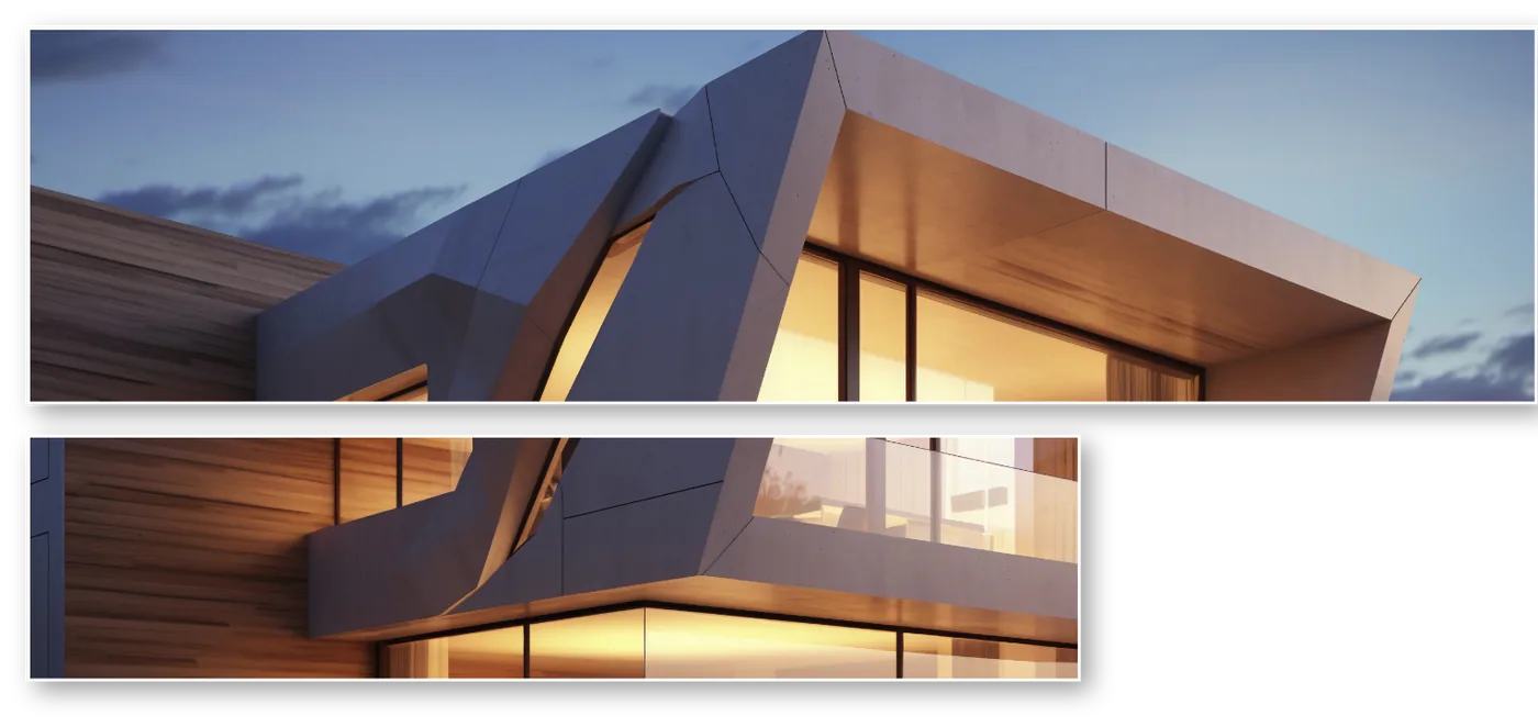 Bâtiment moderne réalisé par L'ART RENOV